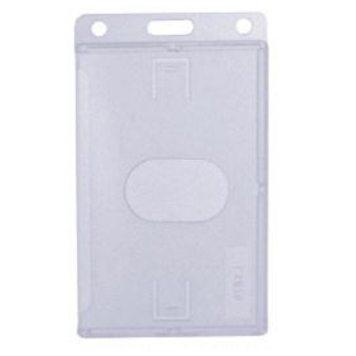 Card Holder Thumbslot Clear Vertical image