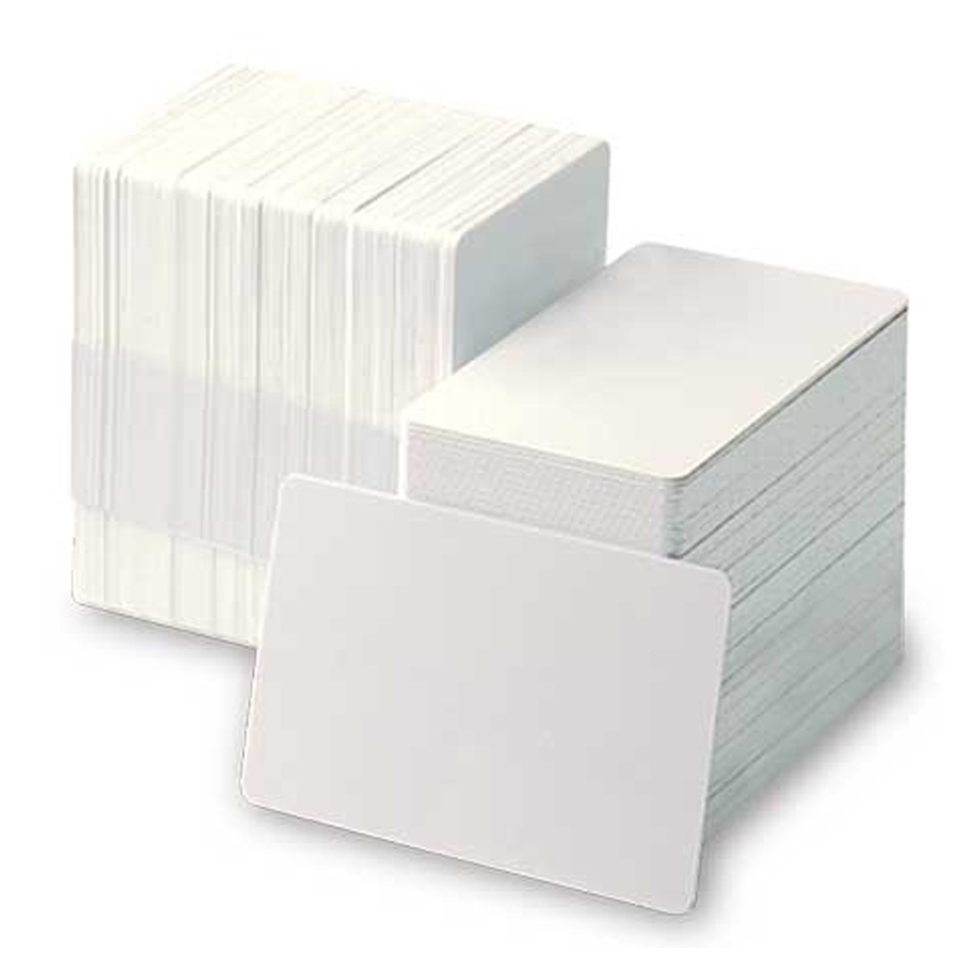 Plain White Plastic Cards image