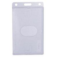 Card Holder Thumbslot Clear Vertical image